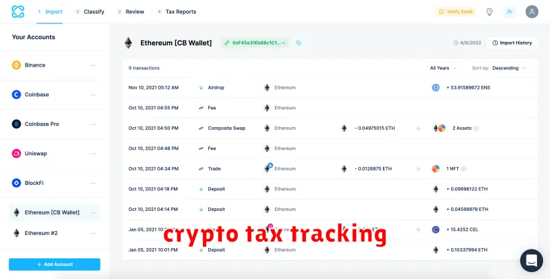 crypto tax tracking