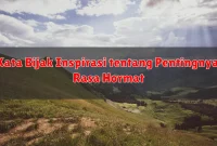 Kata Bijak Inspirasi tentang Pentingnya Rasa Hormat