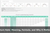 Churn Rate: Meaning, Formula, and Why It Matters