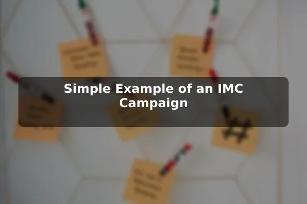 Simple Example of an IMC Campaign