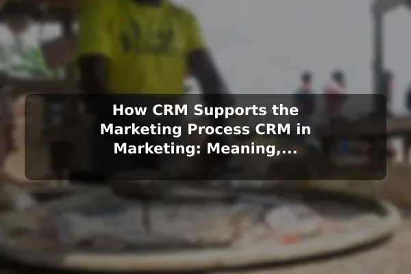 How CRM Supports the Marketing Process CRM in Marketing: Meaning, Benefits, and Examples