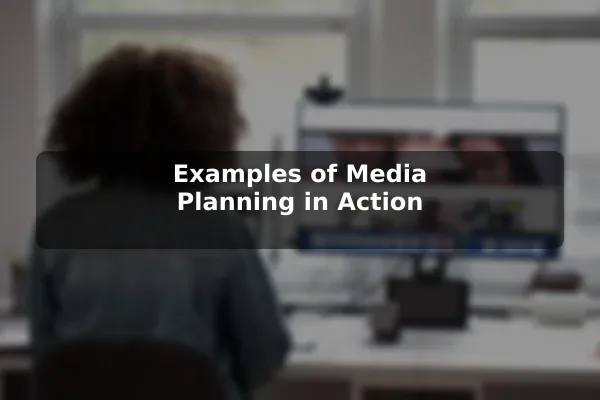Examples of Media Planning in Action