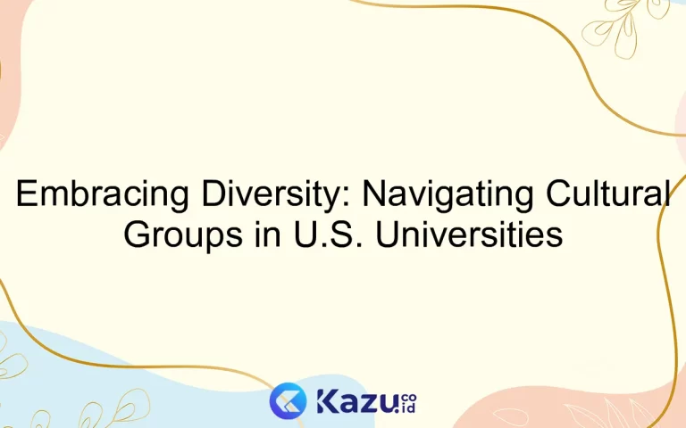 Embracing Diversity: Navigating Cultural Groups in U.S. Universities