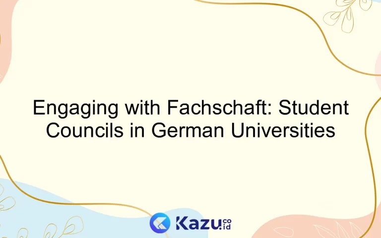 Engaging with Fachschaft: Student Councils in German Universities