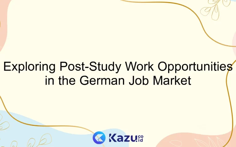 Exploring Post-Study Work Opportunities in the German Job Market