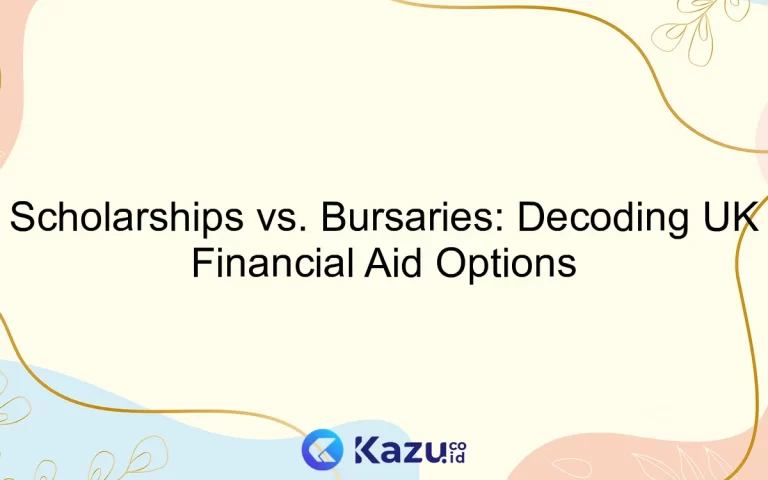 Scholarships vs. Bursaries: Decoding UK Financial Aid Options