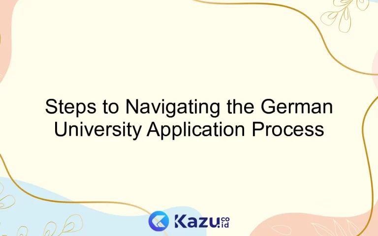 Steps to Navigating the German University Application Process