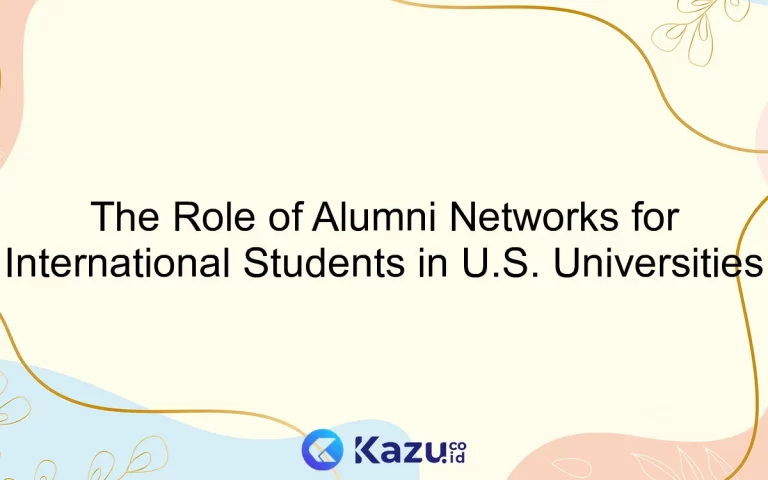 The Role of Alumni Networks for International Students in U.S. Universities