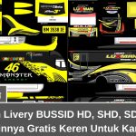 Ratusan Livery BUSSID HD, SHD, SDD, XHD, Lainnya Gratis Keren Untuk Kamu