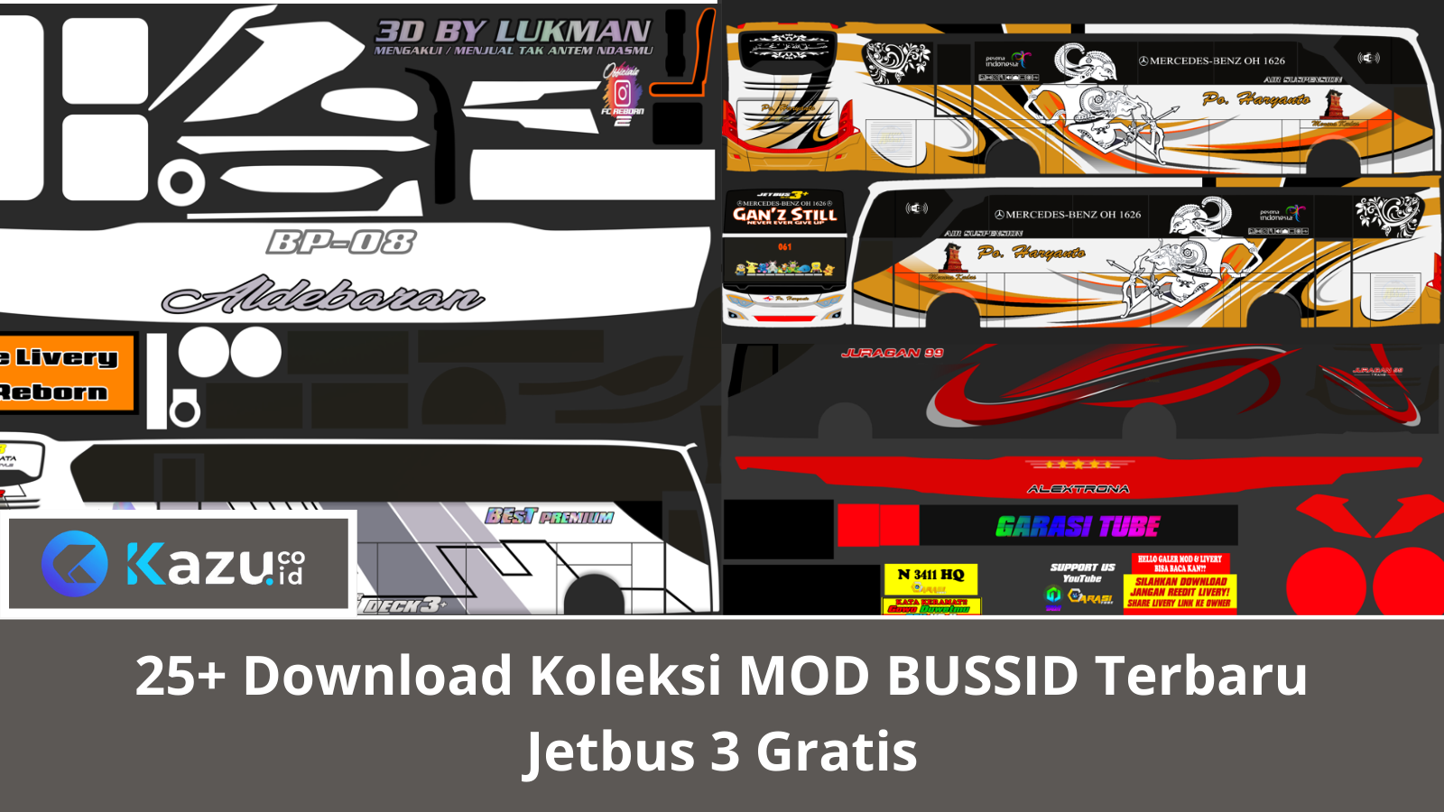 25+ Download Koleksi MOD BUSSID Terbaru Jetbus 3 Gratis