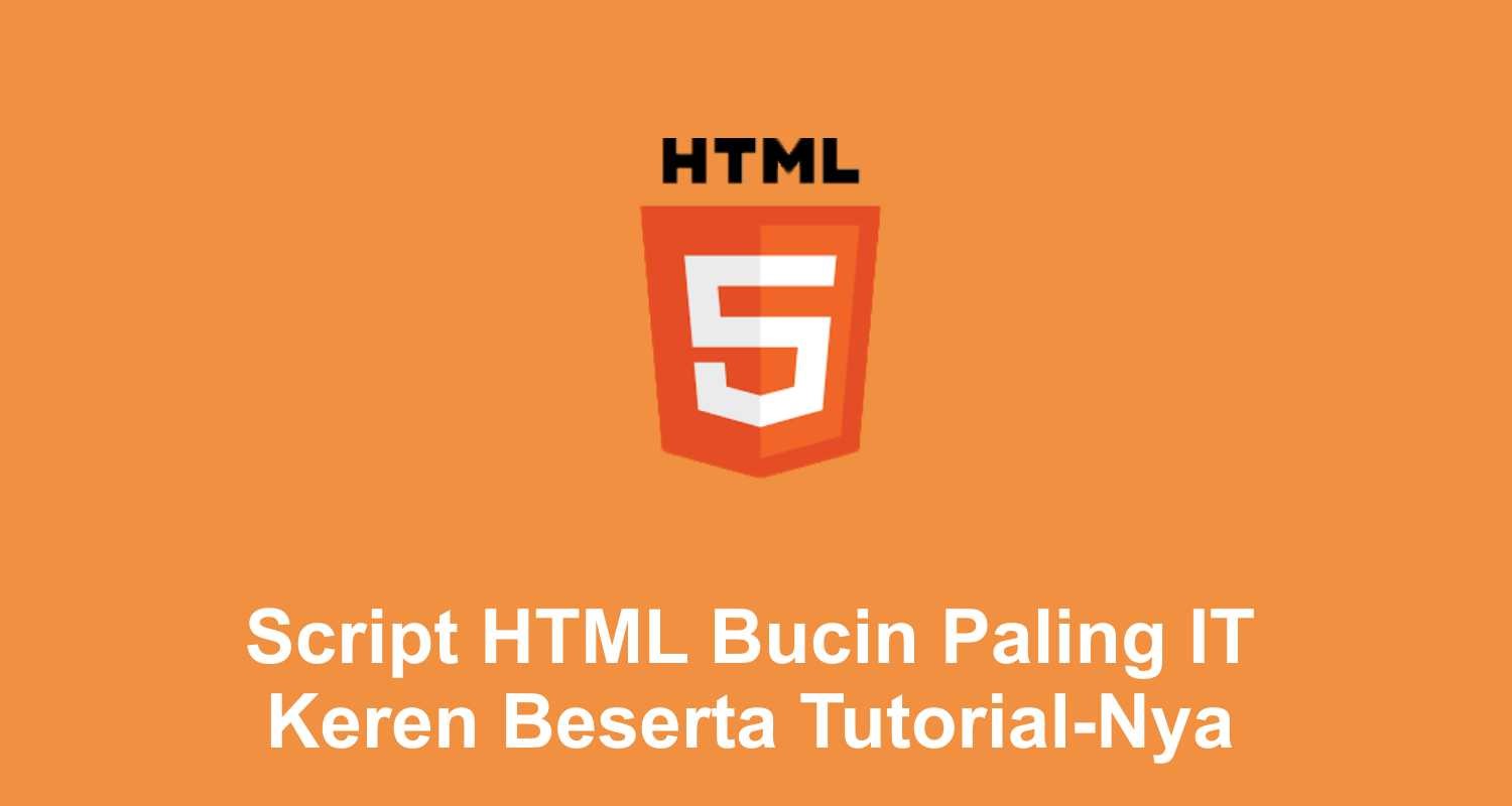 HTML Bucin Paling IT