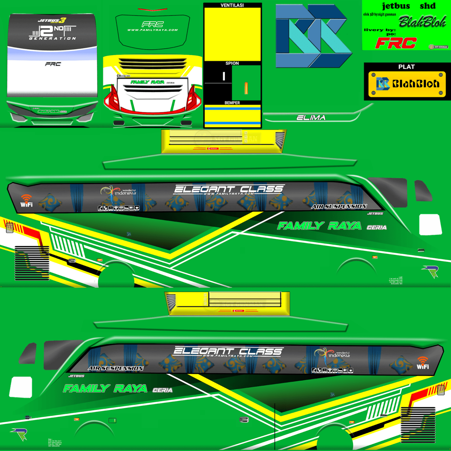 999+ Livery BUSSID HD, SHD, SDD, dan XHD Jernih Terlengkap