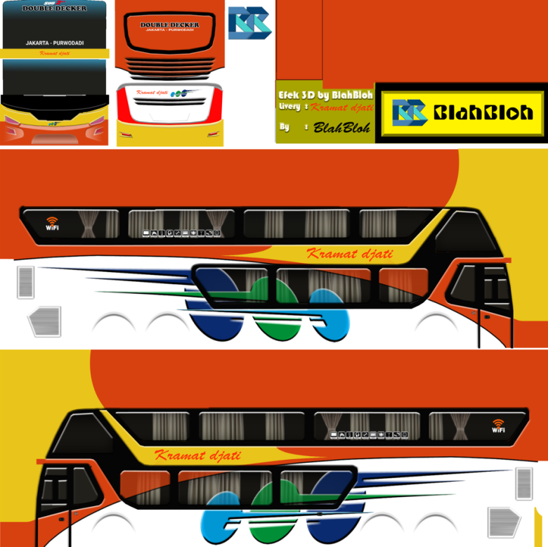 25+ Download Livery BUSSID Bimasena SDD Jernih, Corak Terbaik!