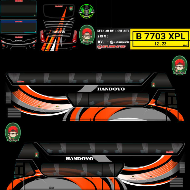 25+ Download Livery BUSSID Bimasena SDD Jernih, Corak Terbaik!