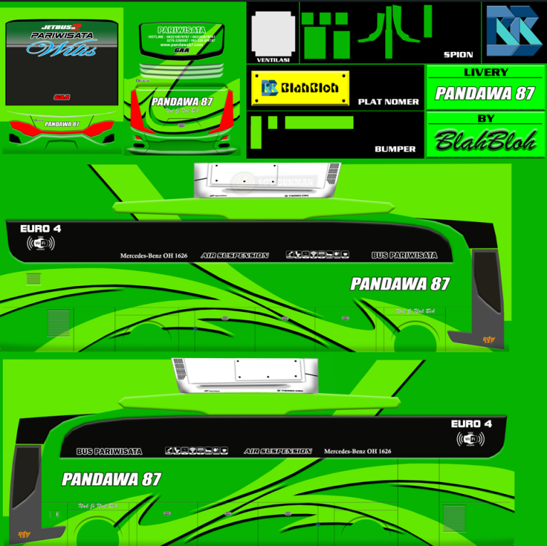 30+ Download Livery BUSSID Yudistira HD, Keren Super Langka!